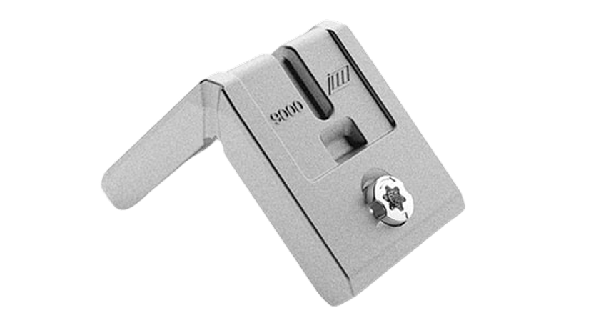 Eckverbinder mit dreh-schiebe-verschraubung